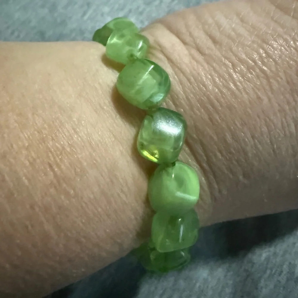 Green Beaded Bracelet